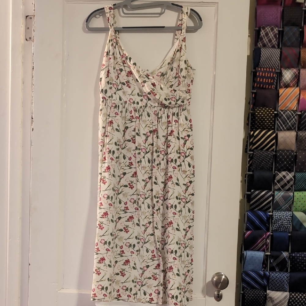 Club Monaco White Floral Dress